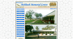Desktop Screenshot of mehboobmemorialcentre.com